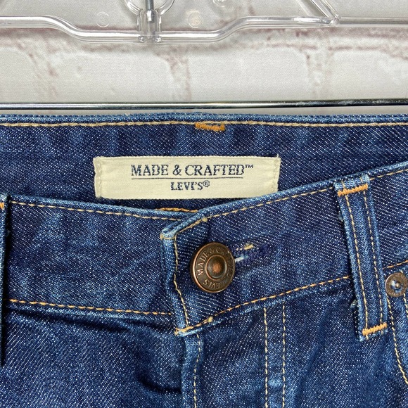 Levis Ruler Straight Jeans Sweet Blue Dark Wash - Picture 5 of 8